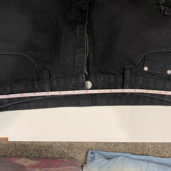 Black Jean Skirt-New Never Worn - Picture 7 of 7